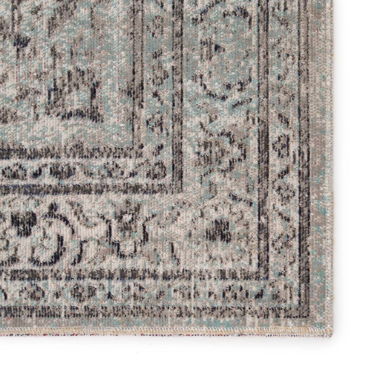 Polaris Pol01 Langley Gray/Blue Rug - Rug & Home