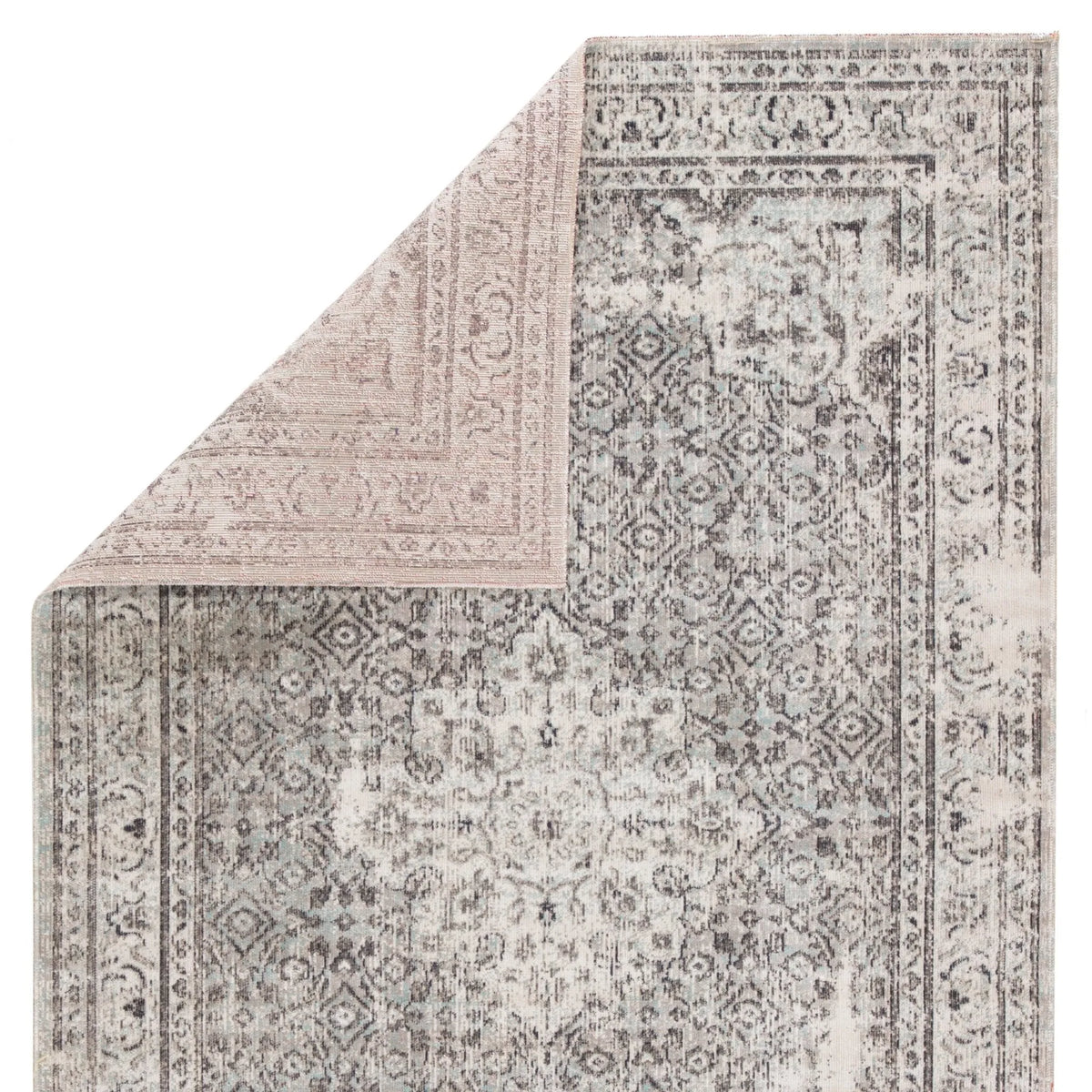 Polaris Pol01 Langley Gray/Blue Rug - Rug & Home