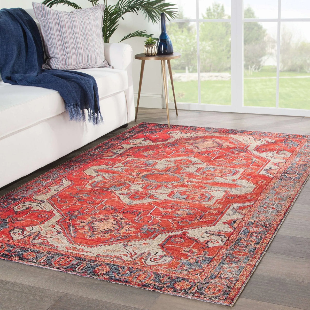 Polaris POL06 Leighton Bruschetta / Gargoyle Rug - Rug & Home