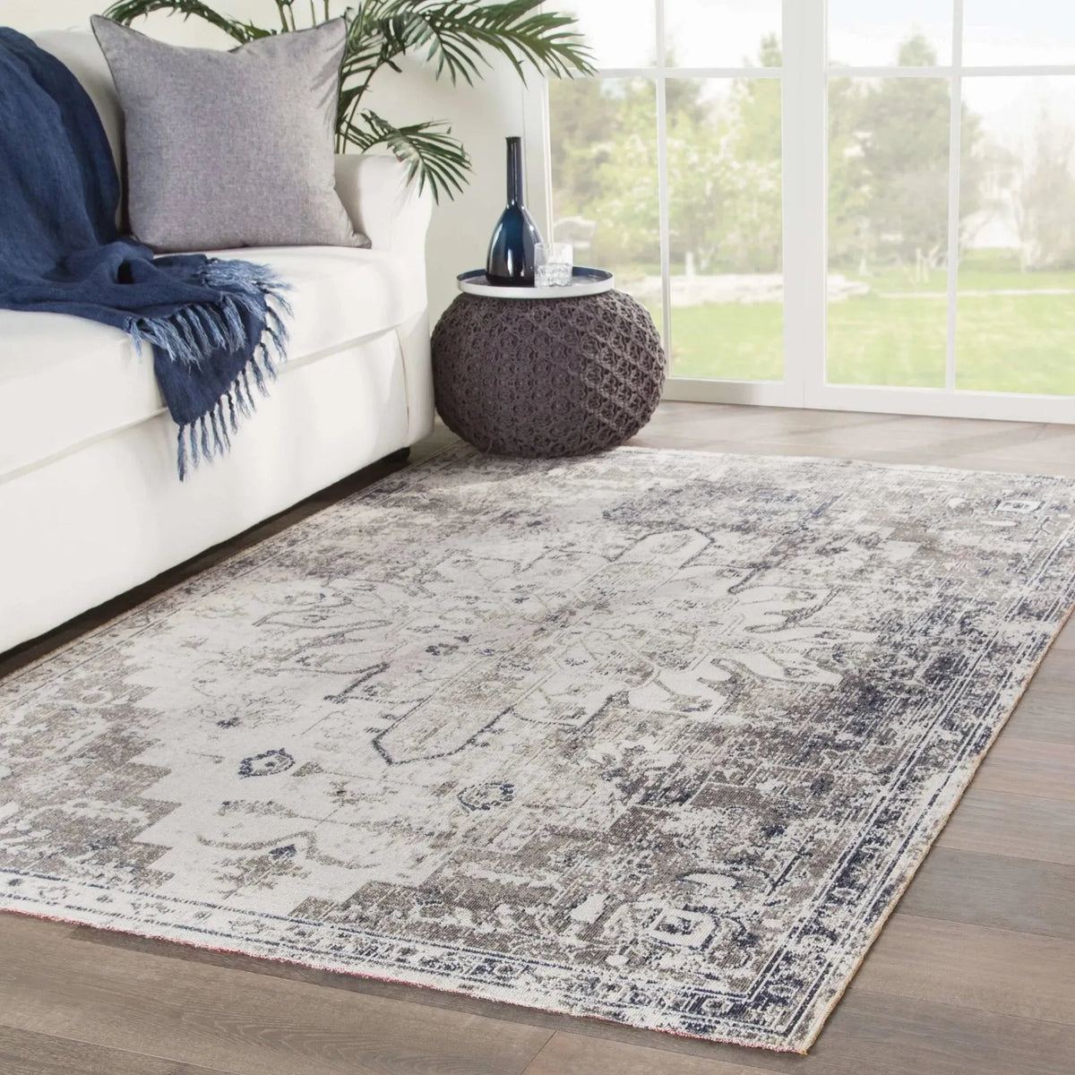 Polaris POL07 Isolde Pumice Stone / Flint Gray Rug