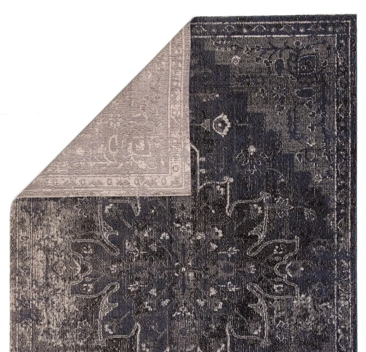 Polaris Pol09 Isolde Blue/Black Rug