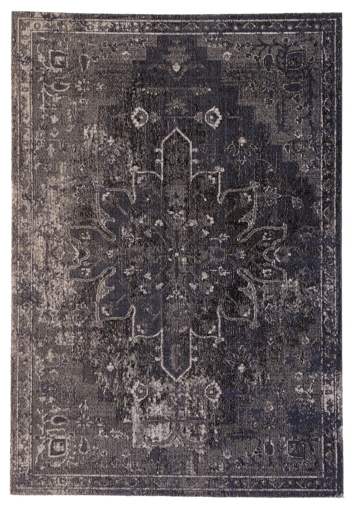 Polaris Pol09 Isolde Blue/Black Rug