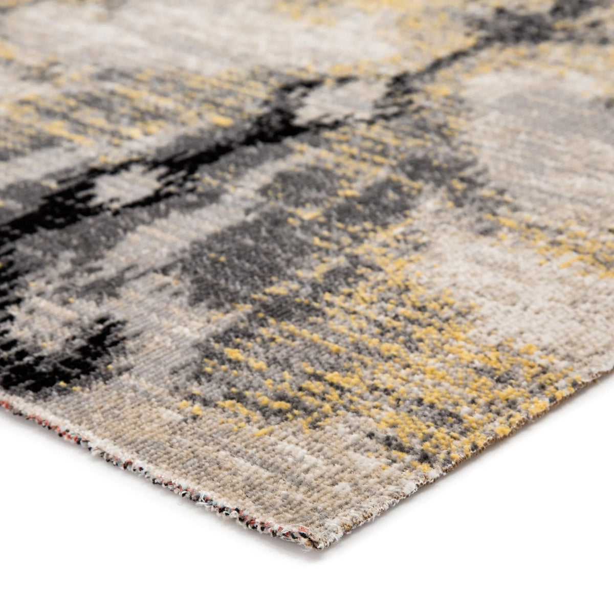 Polaris POL14 Zenith Gray/Yellow Rug - Rug & Home