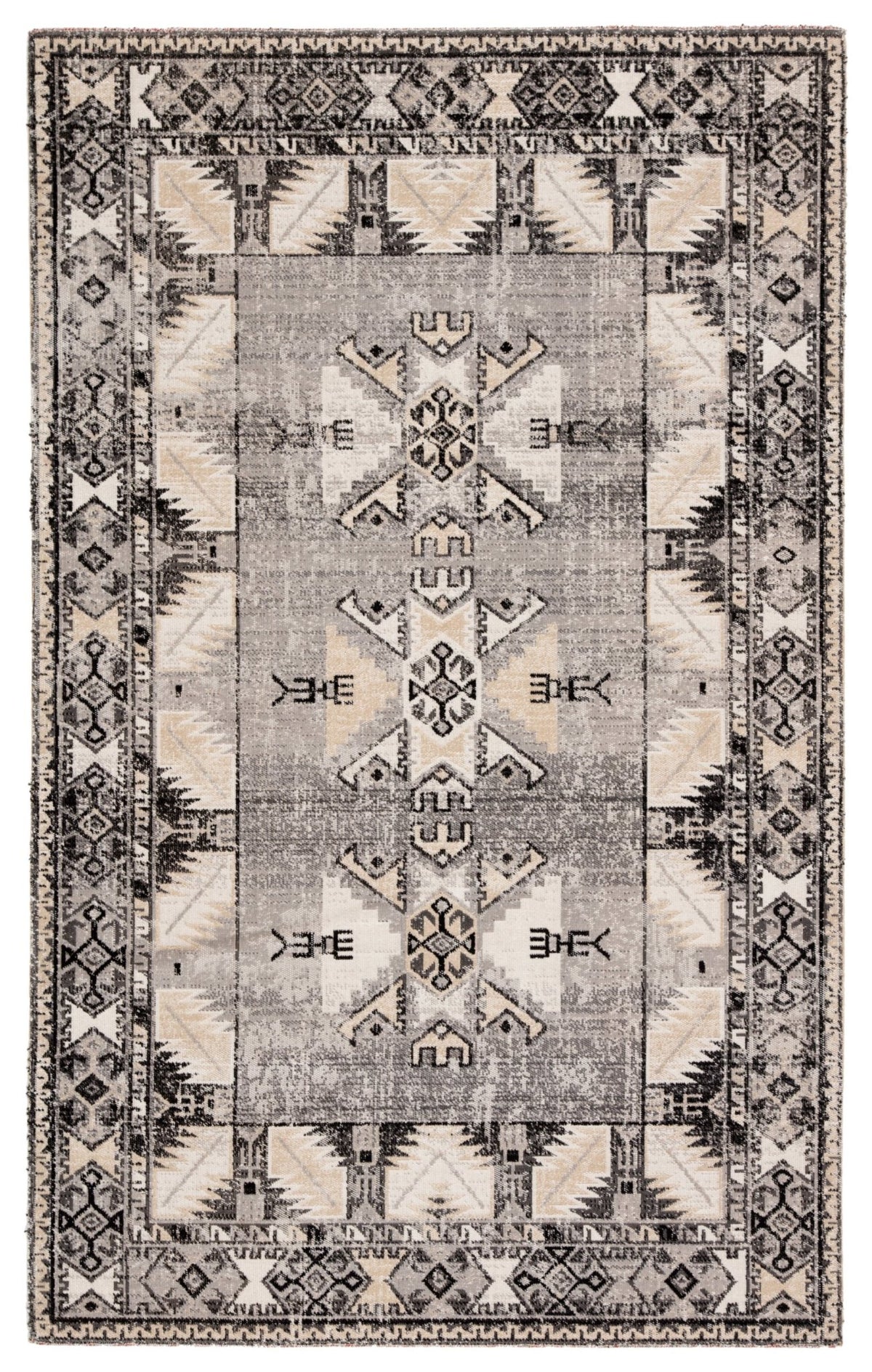 Polaris POL20 Paloma Gray/Beige Rug - Rug & Home