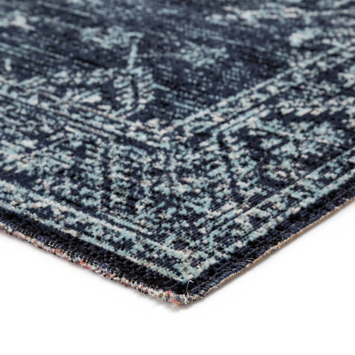 Polaris POL23 Fayer Blue/Black Rug - Rug & Home