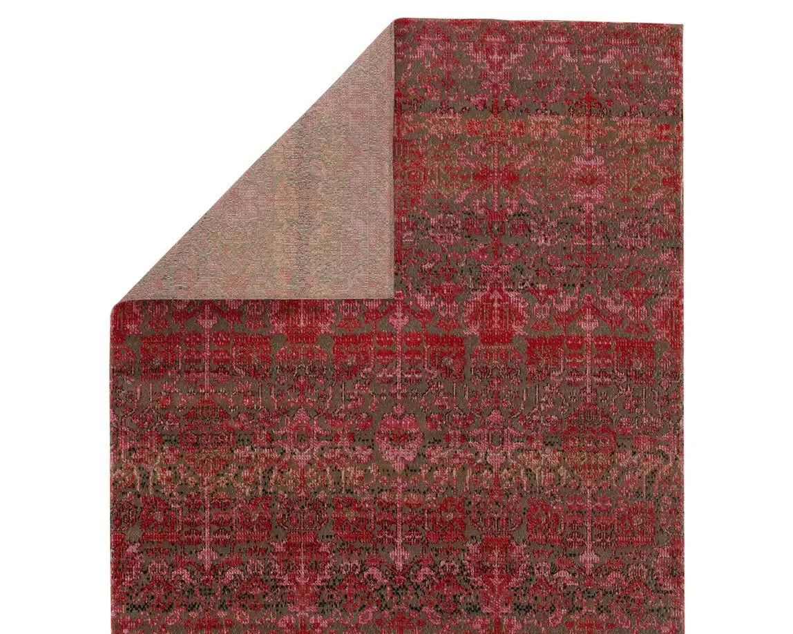 Polaris POL32 Vivid Pink/Red Rug - Rug & Home