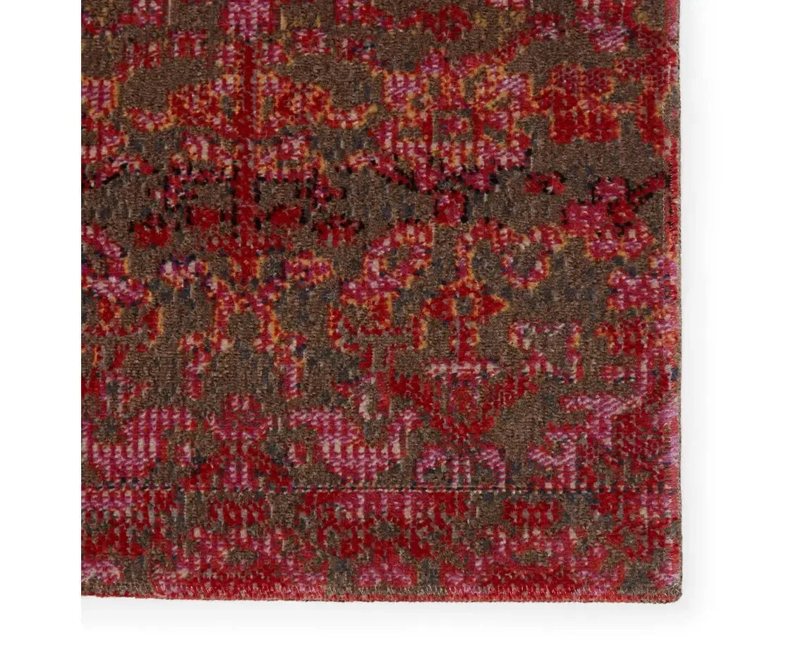 Polaris POL32 Vivid Pink/Red Rug - Rug & Home