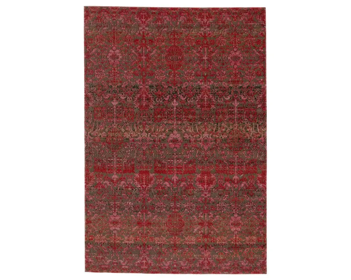 Polaris POL32 Vivid Pink/Red Rug - Rug & Home