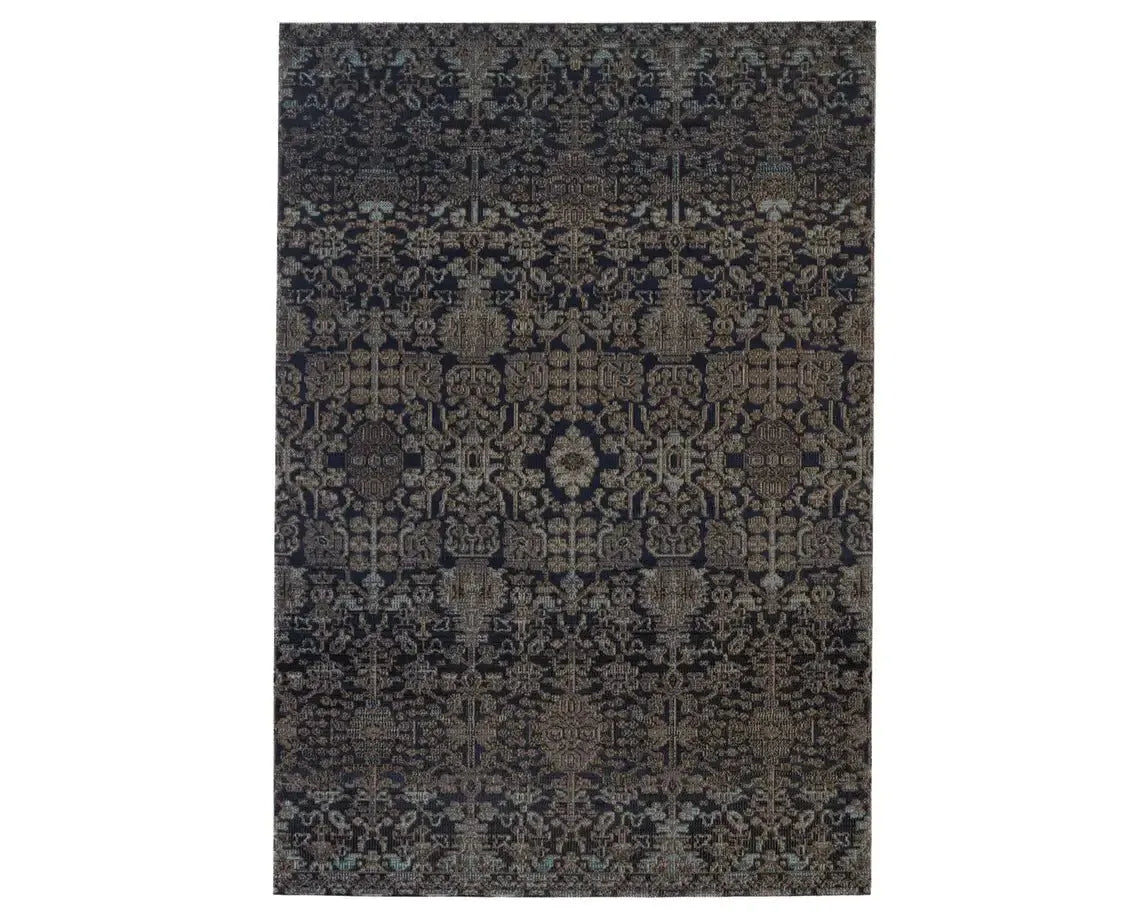 Polaris POL34 Deep Blue Rug - Rug & Home