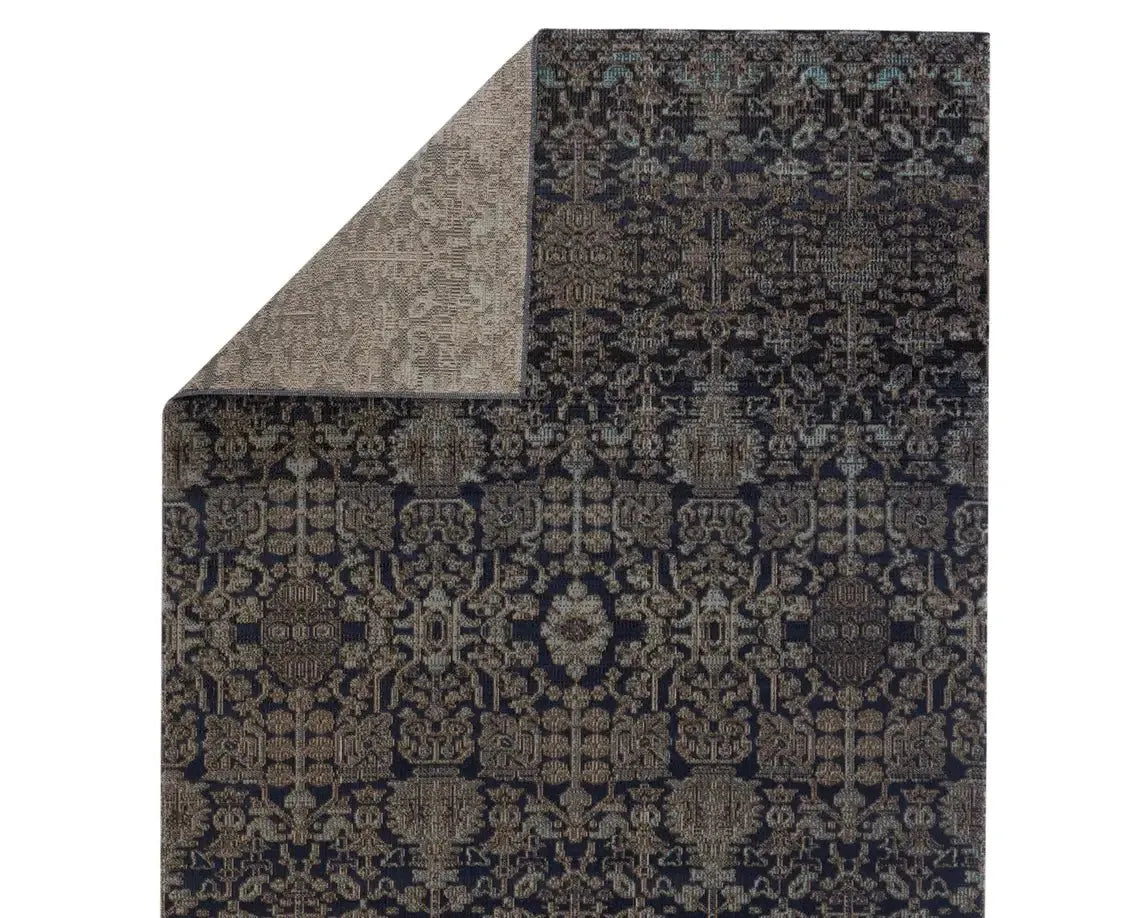 Polaris POL34 Deep Blue Rug - Rug & Home