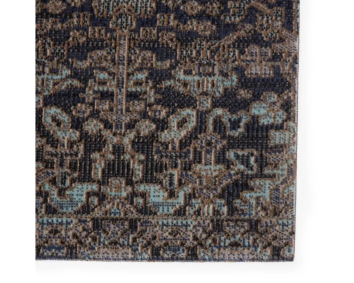 Polaris POL34 Deep Blue Rug - Rug & Home