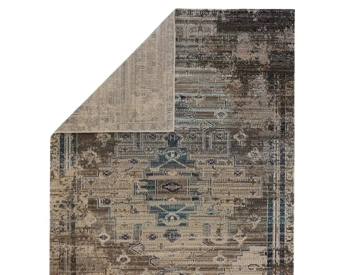 Polaris POL41 Grey/Taupe Rug - Rug & Home