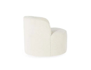 Polly Swivel Accent Chair Ivory - Rug & Home