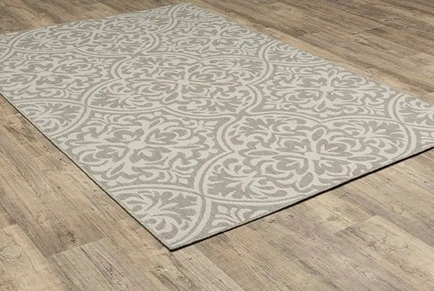 Portofino 1831H Grey/Ivory Rug - Rug & Home