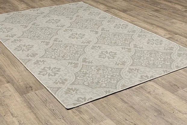 Portofino 2805W Ivory/Grey Rug - Rug & Home