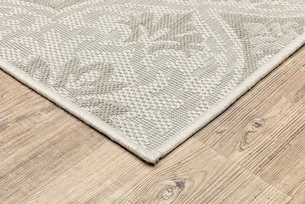 Portofino 2805W Ivory/Grey Rug - Rug & Home