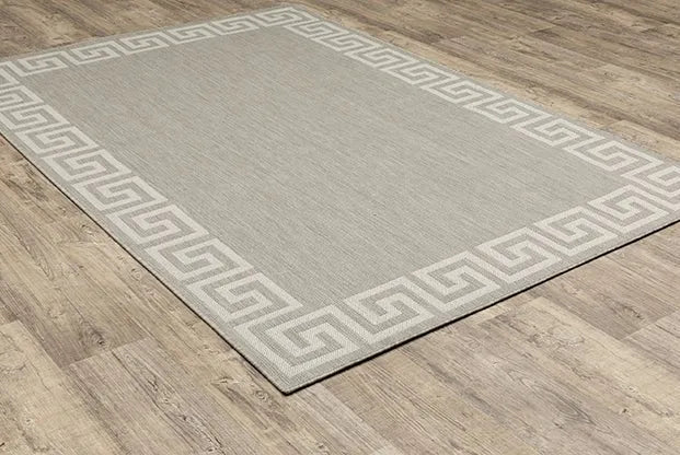 Portofino 6560D Grey/Ivory Rug - Rug & Home