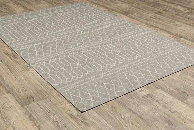 Portofino 670H Grey/Ivory Rug - Rug & Home