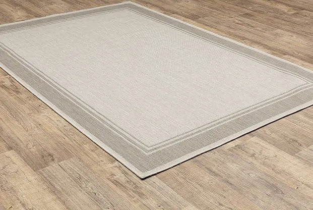 Portofino 6765W Ivory/Grey Rug - Rug & Home