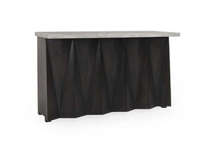 Prism Bar Cabinet Black/Gray - Rug & Home