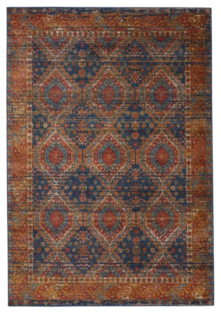 Prisma PSA03 Red/Blue Rug