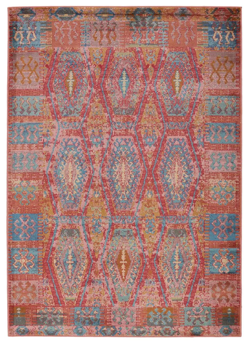 Prisma PSA08 Pink/Gold Rug - Rug & Home