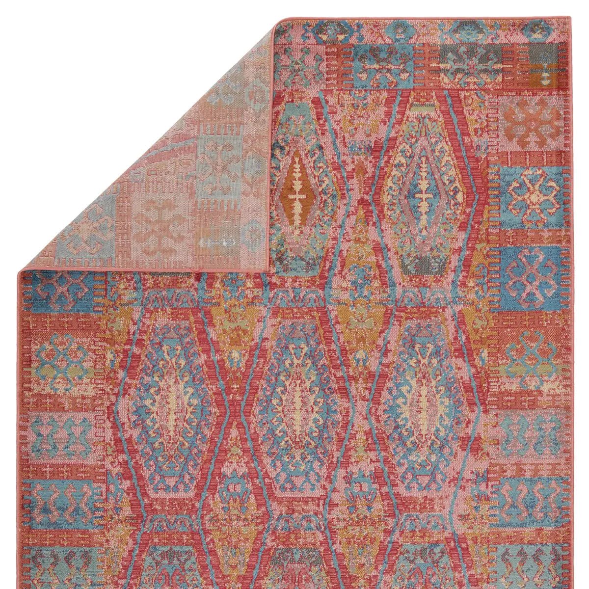 Prisma PSA08 Pink/Gold Rug - Rug & Home