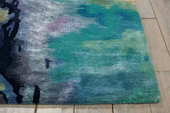 Prismatic PRS09 Silver/Blue Rug