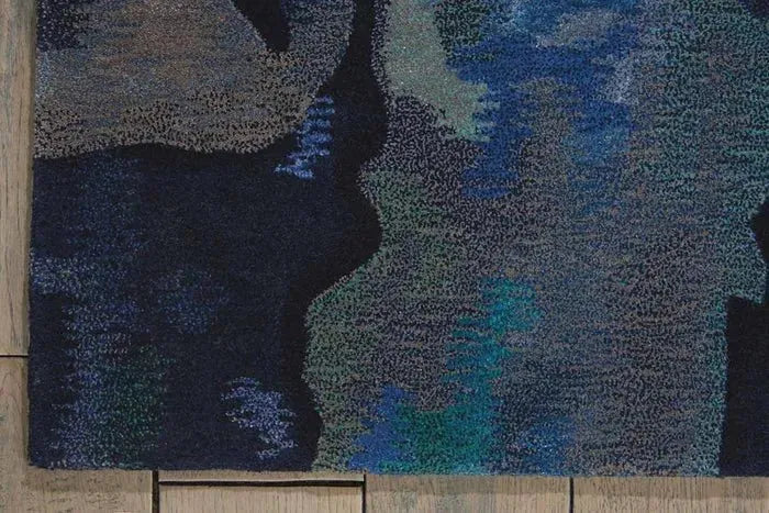 Prismatic PRS09 Silver/Blue Rug