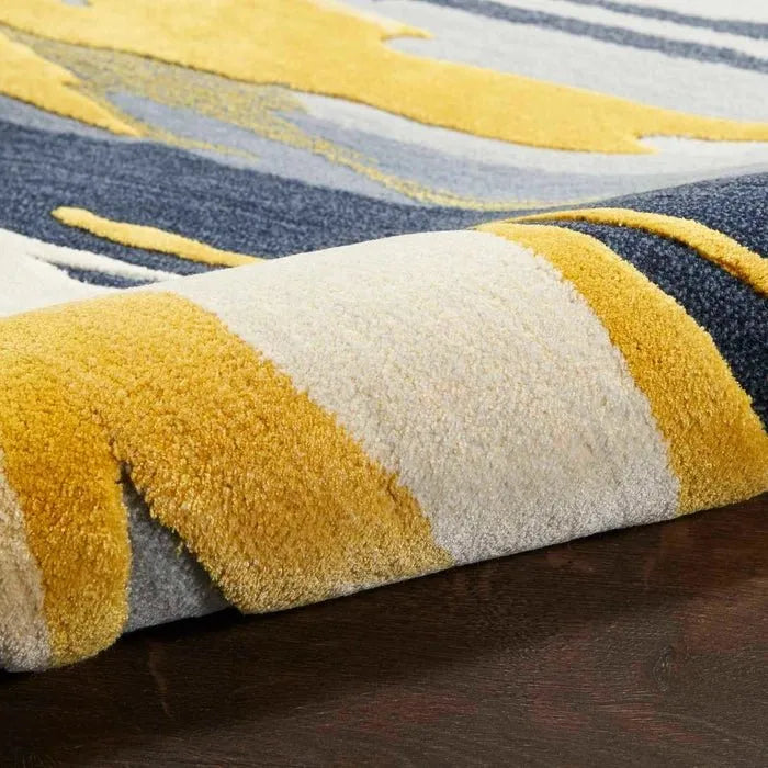 Prismatic PRS24 Grey/Gold Rug - Rug & Home