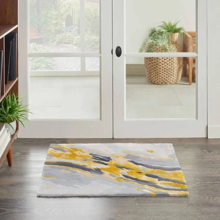 Prismatic PRS24 Grey/Gold Rug - Rug & Home