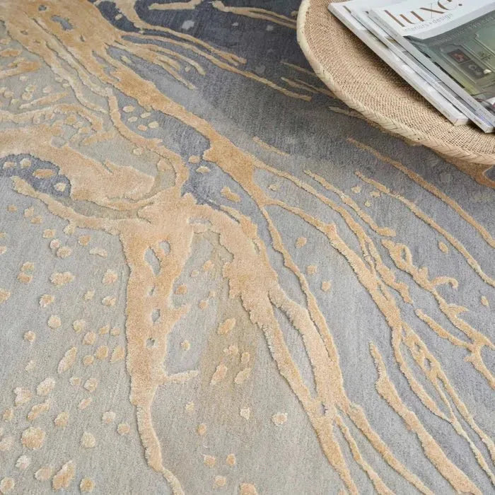 Prismatic PRS28 Grey/Gold Rug