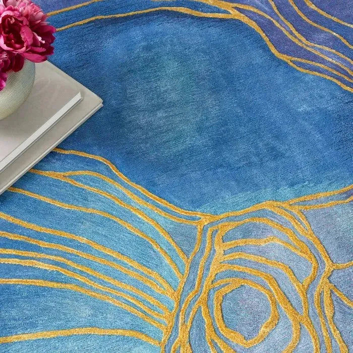 Prismatic PRS32 Blue Gold Rug