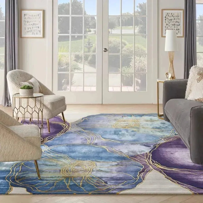 Prismatic PRS32 Blue Gold Rug