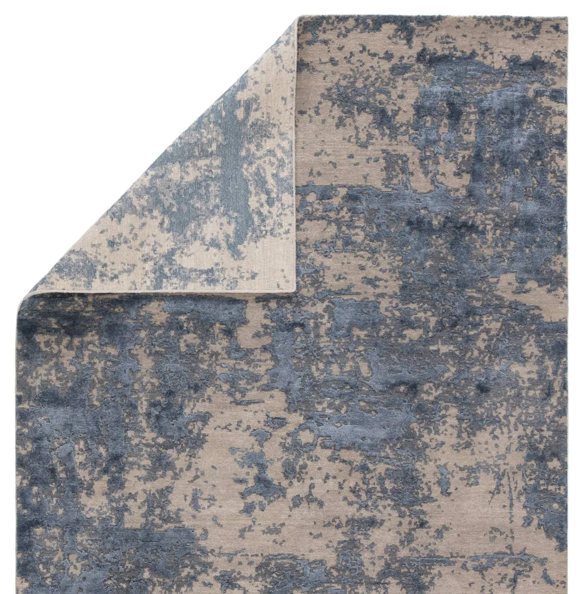 Project Error By Kavi PRE05 Paratem Elephant Skin/Dark Blue Rug - Rug & Home