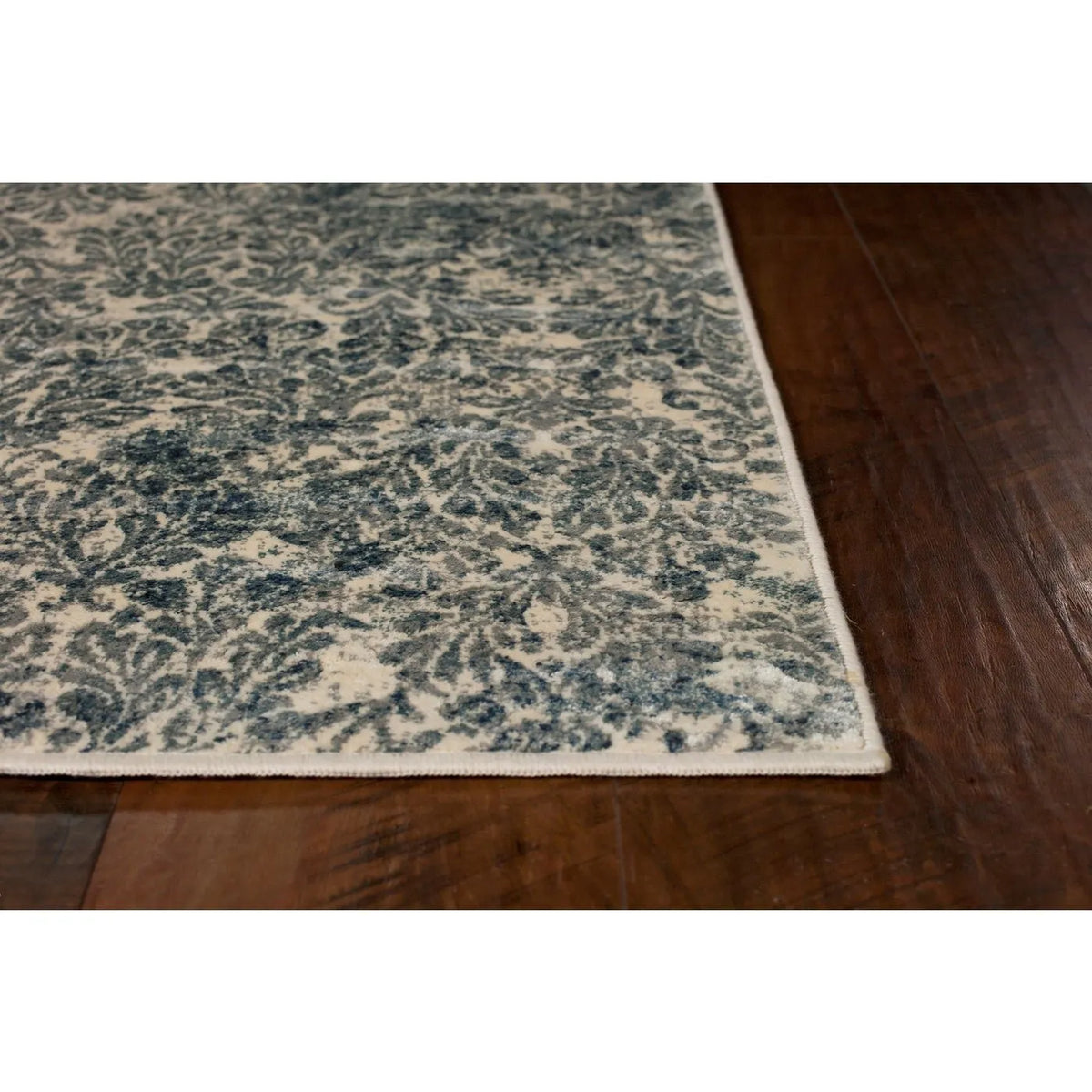 Provence 8609 Damask Ivory/Blue Rug - Rug & Home