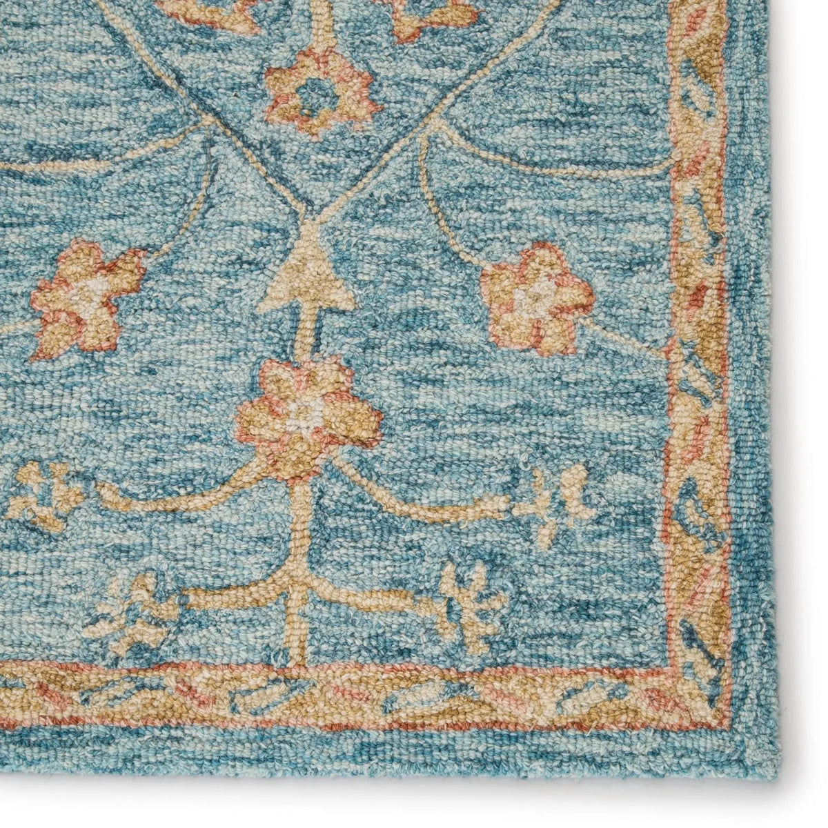Province Pro02 Juniper Teal/Orange Rug