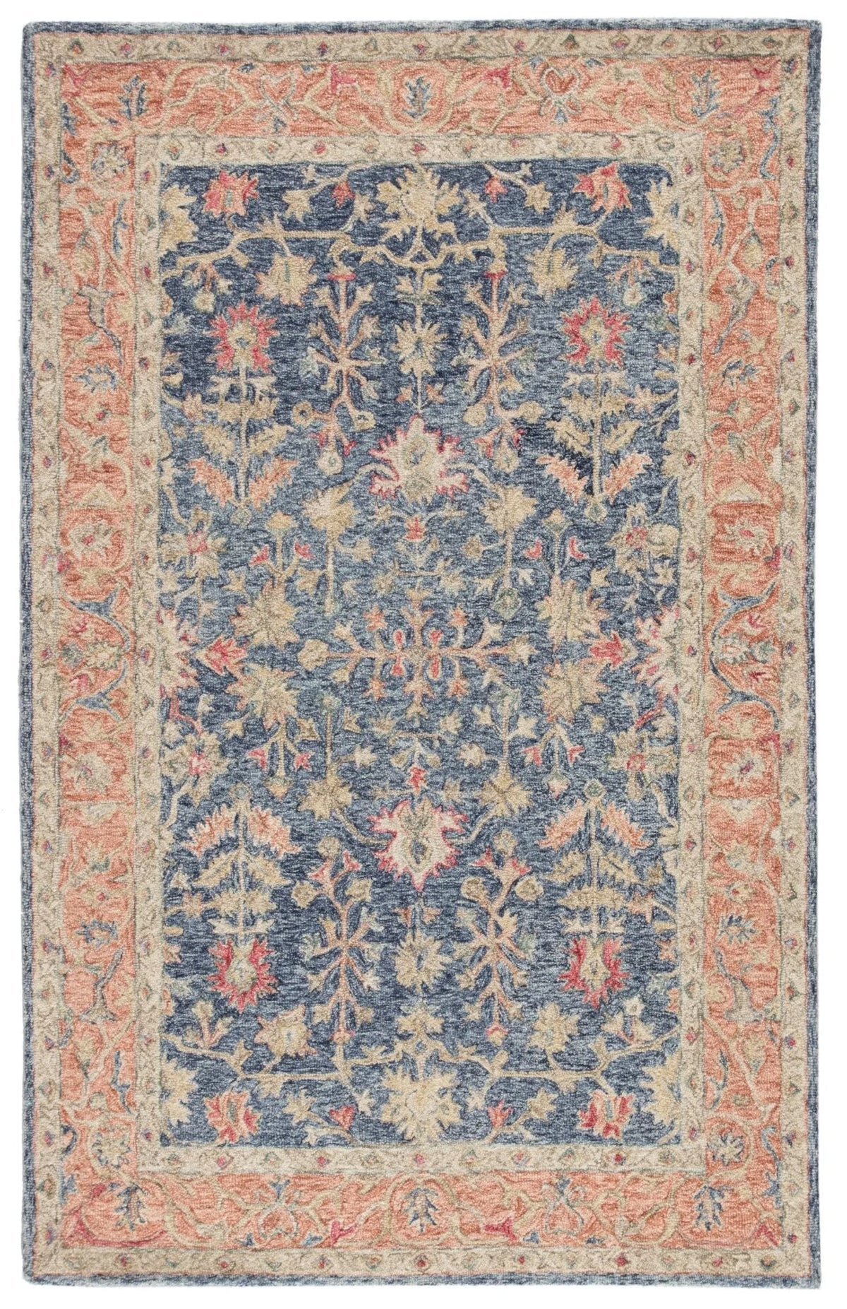 Province Pro03 Presley Blue/Red Rug - Rug & Home