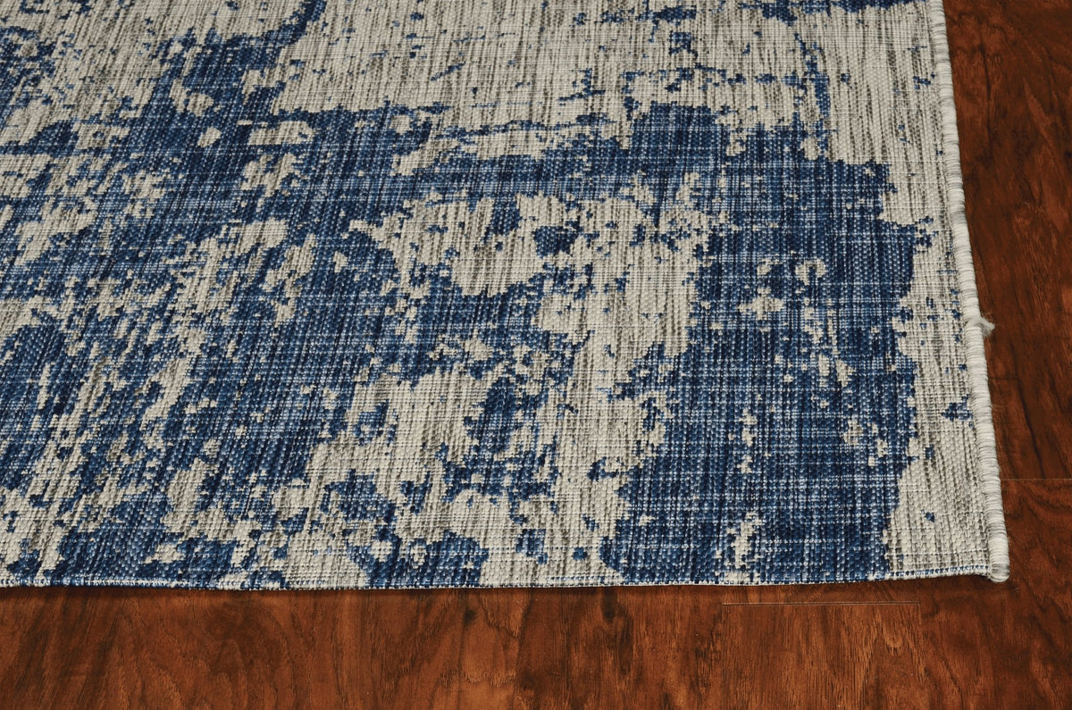 Provo 5760 Strokes Grey/Denim Rug - Rug & Home