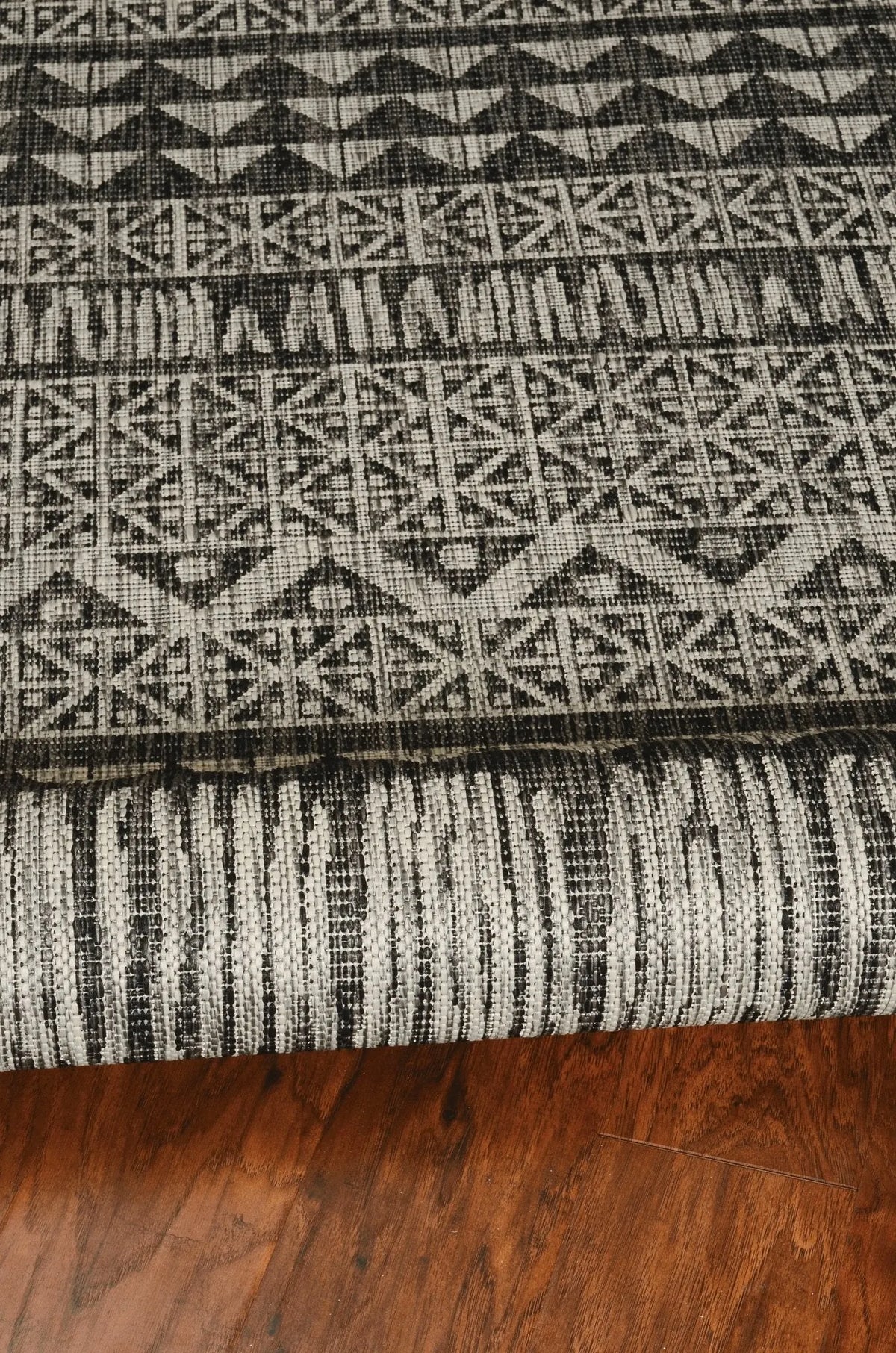 Provo 5761 Tribe Charcoal Rug - Rug & Home