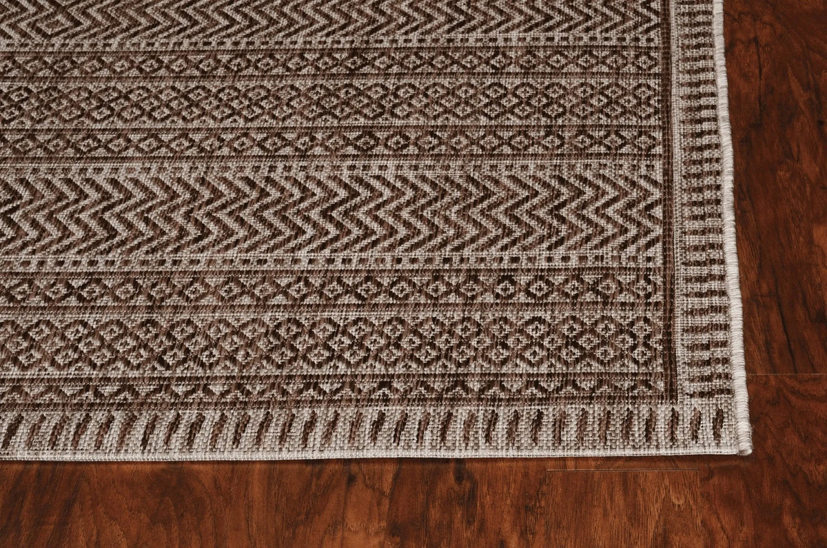 Provo 5762 Izteca Mocha Rug - Rug & Home