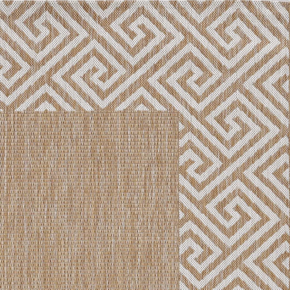 Provo 5766 Greek Key Natural Rug - Rug & Home