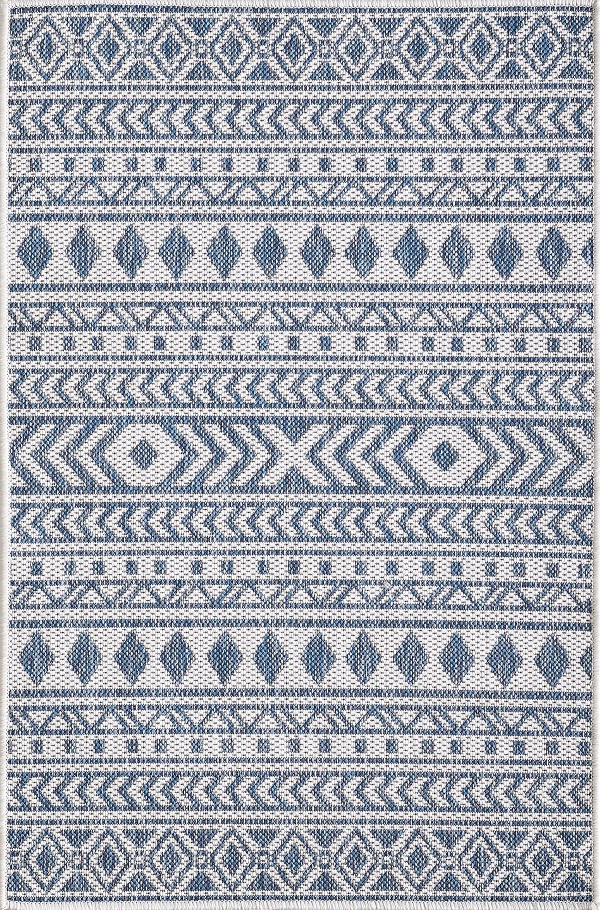 Provo 5776 Natura Ivory/Blue Rugs - Rug & Home