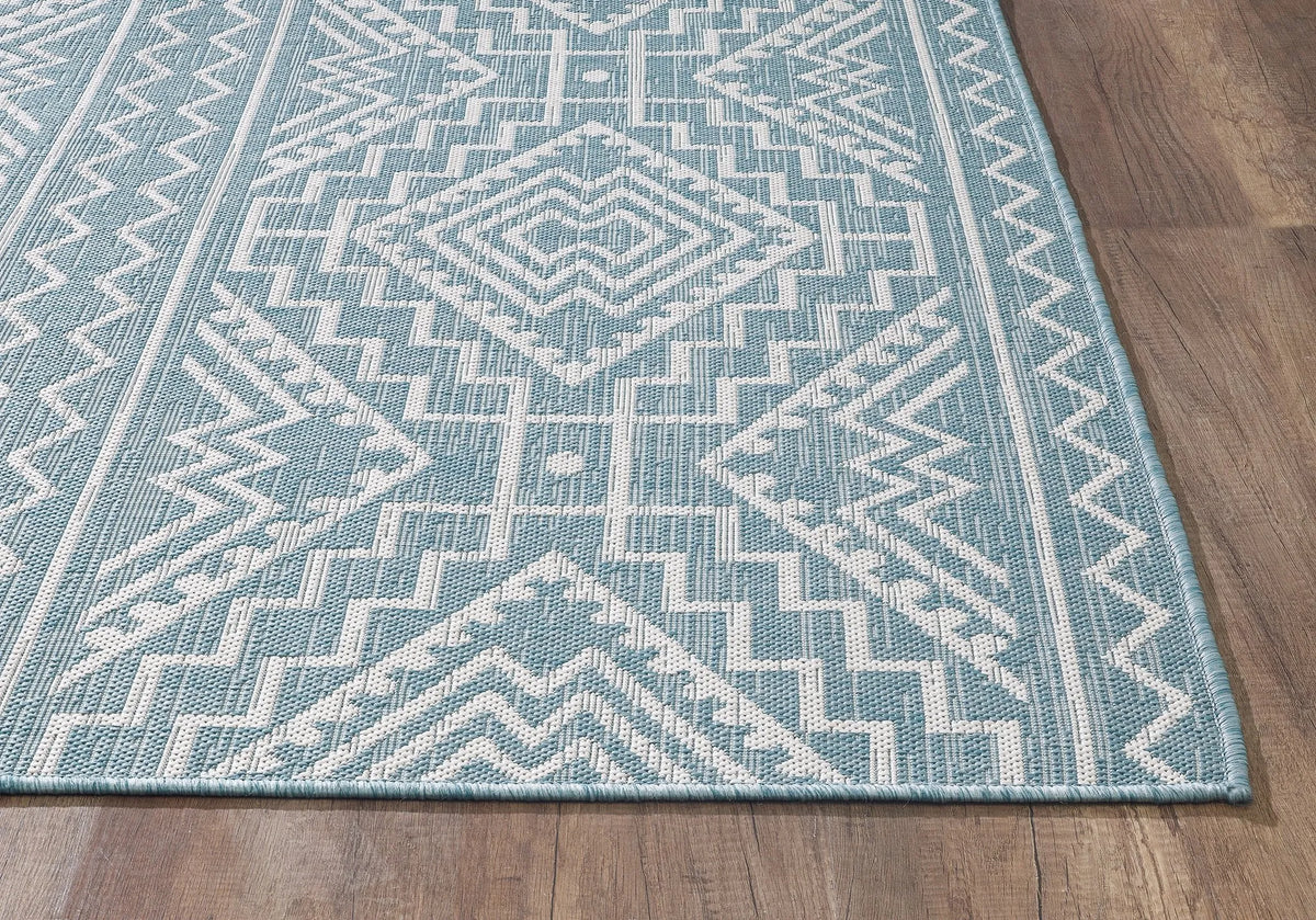 Provo 5779 Quinn Aqua Rugs - Rug & Home