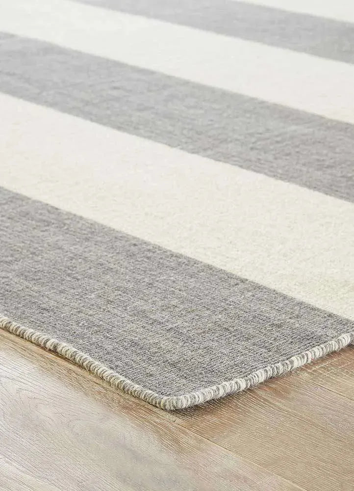 Pura Vida PV35 Tierra Stone Gray / White Ice Rug - Rug & Home