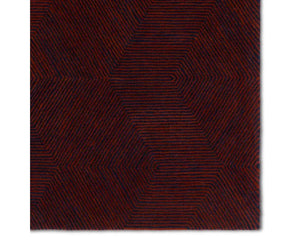 PVH18 Natural Rust and Navy Rug - Rug & Home