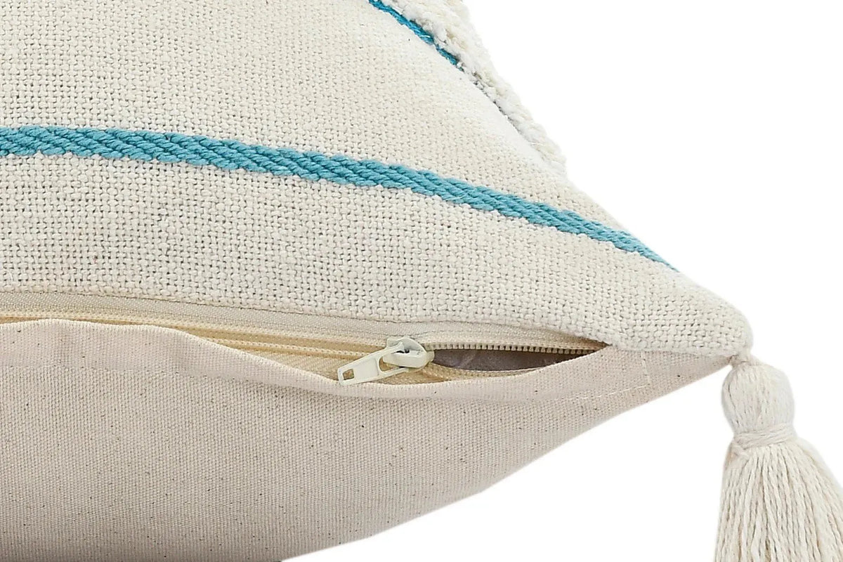 Quarry Lr07694 Blue/White Pillow