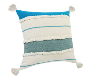 Quarry Lr07694 Blue/White Pillow - Rug & Home