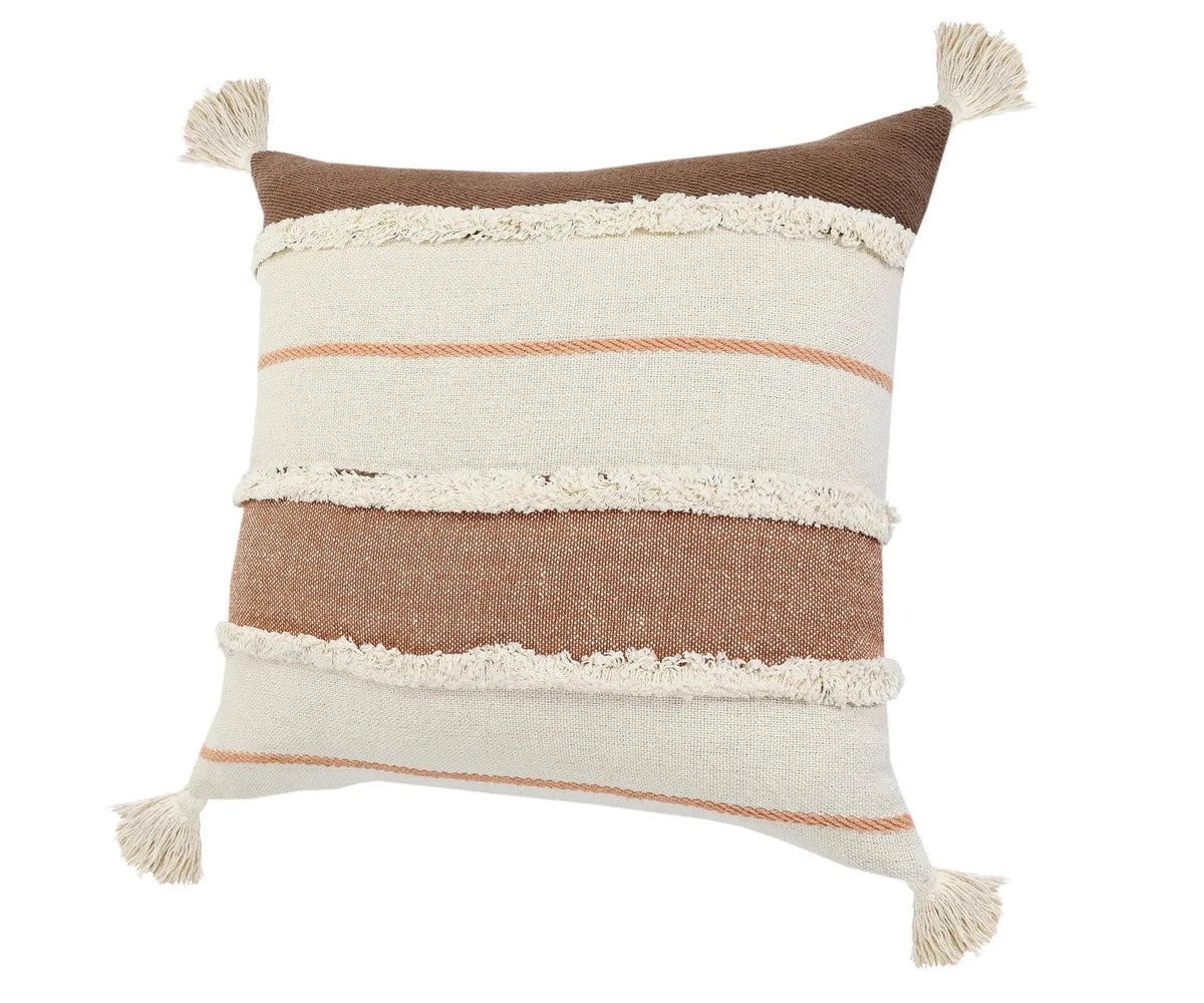 Quarry Lr07695 Brown/Tan Pillow