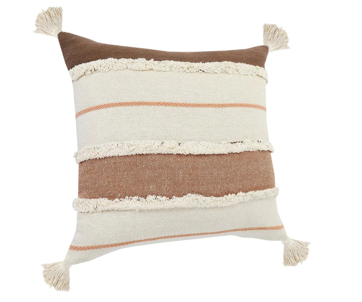 Quarry Lr07695 Brown/Tan Pillow